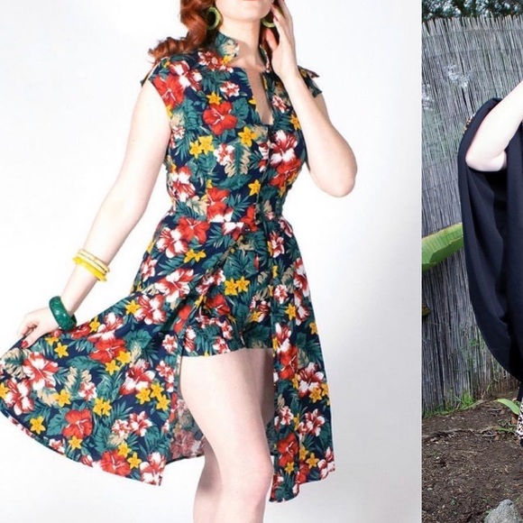 The Oblong Box Shop Spellbound Paloma Tea Timer Hibiscus Heaven pin up set - Picture 3 of 5